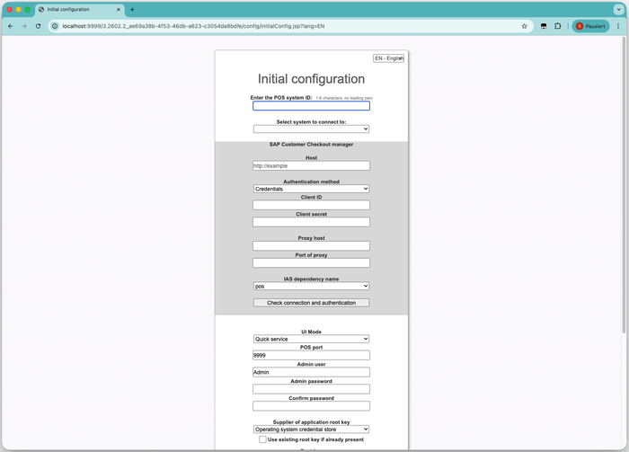 SAP CCO Setup